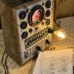 1950's Vacuum Tube Tester converted into a lamp.